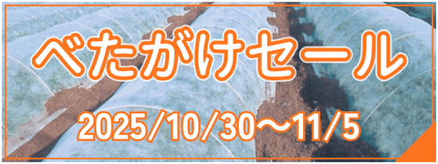 べたがけセール