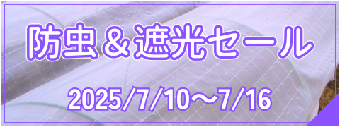 防虫遮光セール